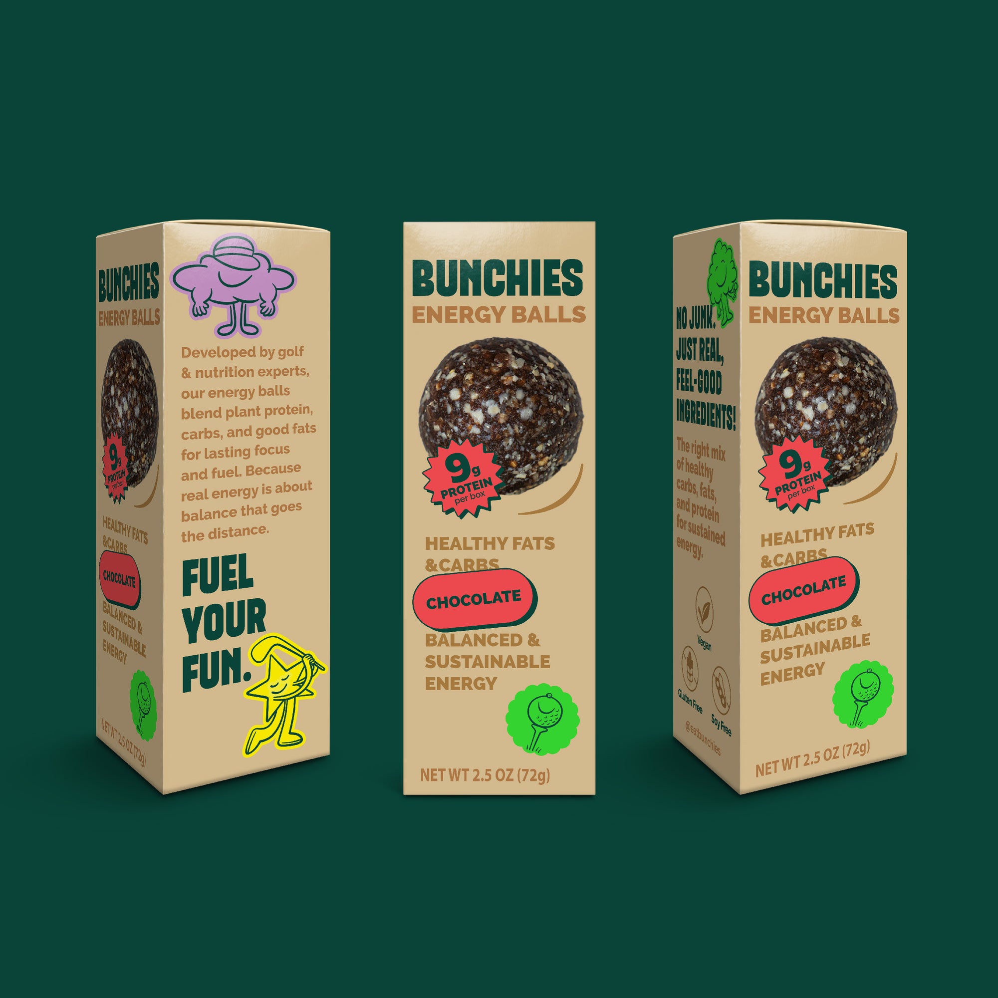 WHOLESALE 6pk / BUNCHIES Energy Balls – Chocolate