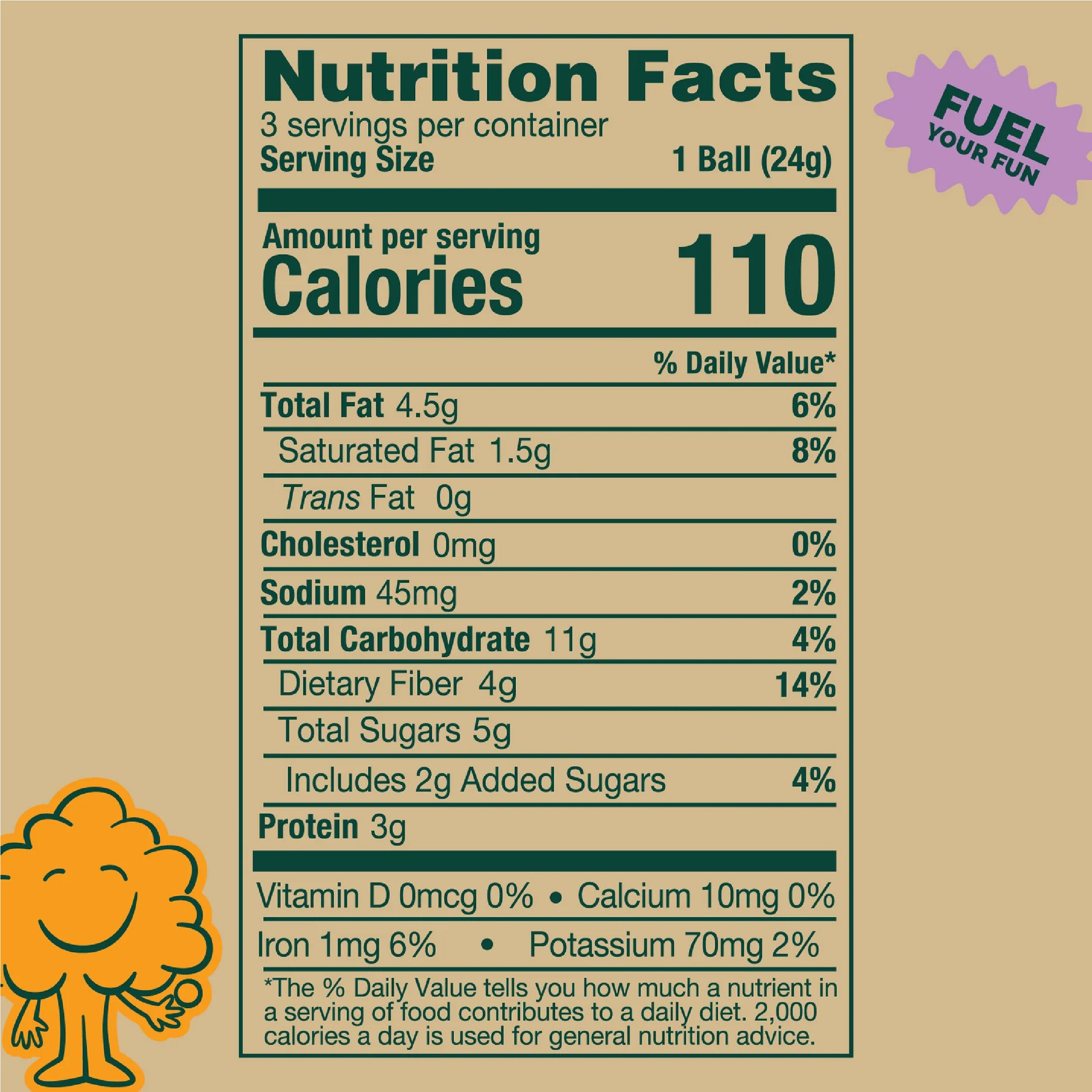 WHOLESALE 24pk / BUNCHIES Energy Balls – Maple Peanut Butter