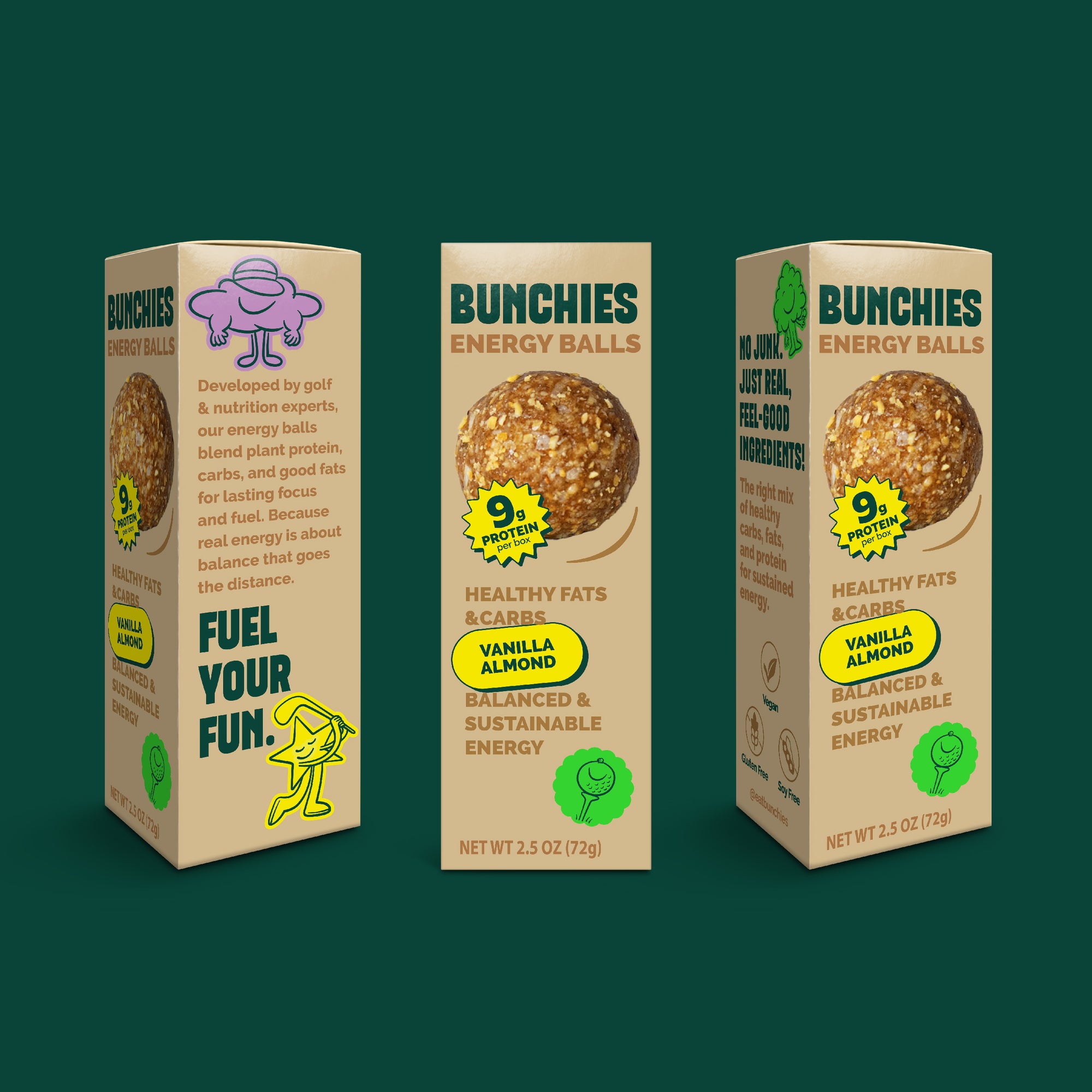 WHOLESALE 6pk / BUNCHIES Energy Balls – Vanilla Almond